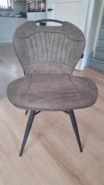 6 stijlvolle eettafelstoelen – olijfgroen, Ophalen, Gebruikt