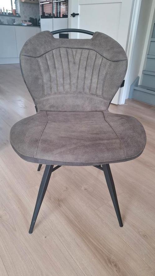 6 stijlvolle eettafelstoelen – olijfgroen, Huis en Inrichting, Stoelen, Gebruikt, Ophalen