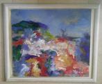 Abstraherend Landschap '97 - Jelle Hoogstra (1924-2003), Antiek en Kunst, Ophalen of Verzenden