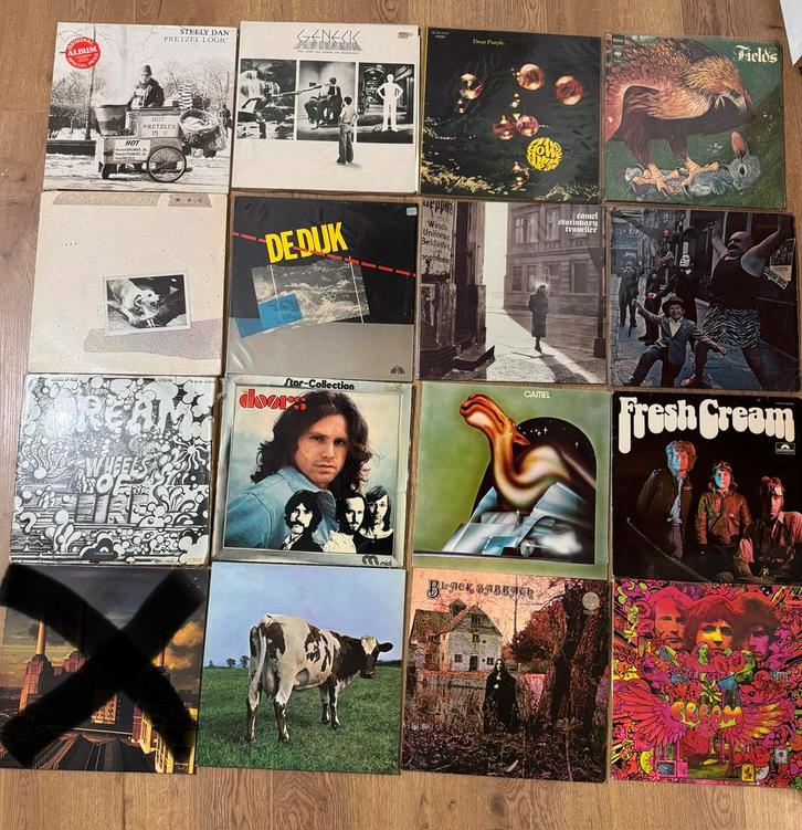 Vinyl Top artiesten Losse verkoop. Doors, Pink Floyd etc., Cd's en Dvd's, Vinyl | Rock, Gebruikt, Poprock, 12 inch, Ophalen of Verzenden