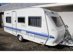 Hobby De Luxe 450 UB Vastbed rondzit 4pers vastbed voortent, Caravans en Kamperen, Rondzit, Hobby, Overige typen, Bedrijf