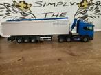 Scania Tekno Trekker Oplegger 1:50 Verbouwd, Hobby en Vrije tijd, Modelauto's | 1:50, Ophalen of Verzenden, Gebruikt, Overige merken