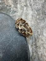 14k Gouden Rolex Ring met Zirkonia, 18 tot 19, Ophalen of Verzenden, Zo goed als nieuw, Dame of Heer