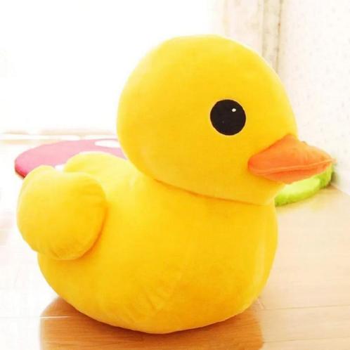 Mega Zachte grote Knuffeleend 45 cm, Kinderen en Baby's, Speelgoed | Knuffels en Pluche, Nieuw, Overige typen, Verzenden