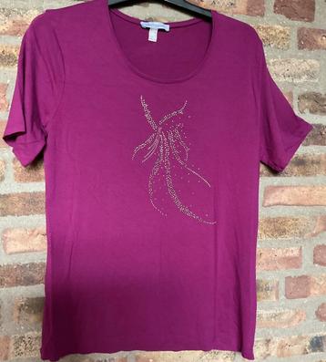 Nieuw! Steilmann prachtig paars shirt, top. Bling detail 40 beschikbaar voor biedingen