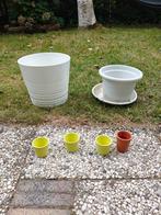 Bloempotten, Tuin en Terras, Bloempotten, Ophalen, Rond, Aardewerk, Minder dan 25 cm