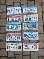 kentekenplaat SET USA 10 nummerborden nummerplaten License V, Verzamelen, Automerken, Motoren en Formule 1, Ophalen of Verzenden