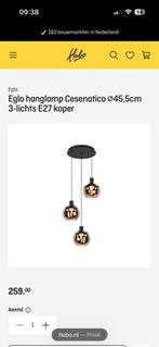 Hanglamp glas goud/koper - sfeervol, Huis en Inrichting, Ophalen of Verzenden, Nieuw, Glas, Minder dan 50 cm