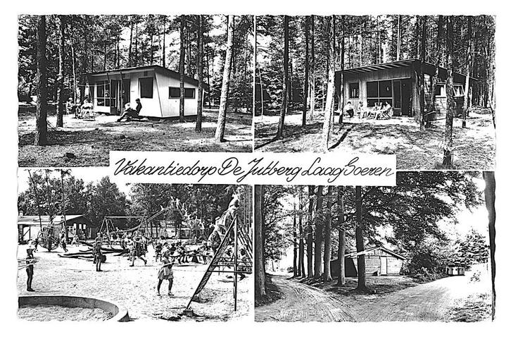 981132	Laag Soeren	Gld 1970	Bungalow vakantiehuisje gelopen, Verzamelen, Ansichtkaarten | Nederland, Gelopen, Gelderland, 1960 tot 1980