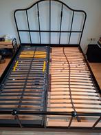 Bedombouw 2 persoons met lattenbodems, Ophalen, Verstelbaar, Tweepersoons, Zo goed als nieuw