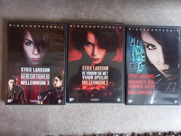 Millennium serie van Stieg Larsson, deel 1, 2 en 3 beschikbaar voor biedingen