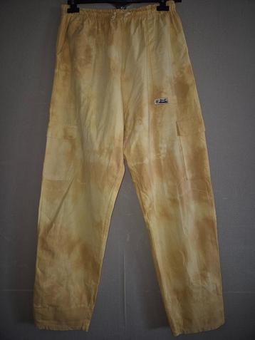 Wijde katoenen tye dye broek 38/44 D&C beschikbaar voor biedingen