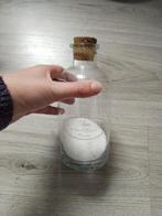Glazen Fles met Kurk Rivera Maison spa shower, Huis en Inrichting, Woonaccessoires | Vazen, Wit, Ophalen of Verzenden, Minder dan 50 cm