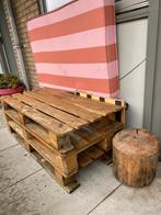 Palletbankje, Tuin en Terras, Tuinbanken, Ophalen of Verzenden, Gebruikt, Hout