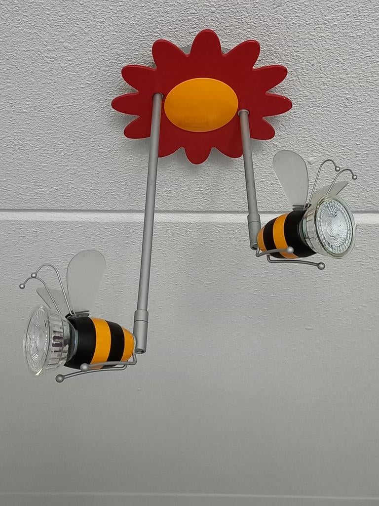 Massive Bijen Plafondlamp - 2 spotjes, Kinderen en Baby's, Kinderkamer | Inrichting en Decoratie, Zo goed als nieuw, Lamp, Ophalen of Verzenden
