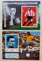MEXICO 2 postzegelblokken Voetbal Wereldkampioenschap 1970, Postzegels en Munten, Ophalen of Verzenden, Postfris, Midden-Amerika