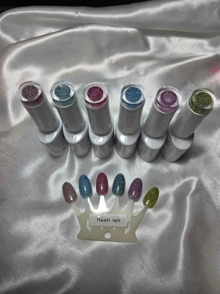 Pns flash ish collectie, Sieraden, Tassen en Uiterlijk, Uiterlijk | Cosmetica en Make-up, Ophalen of Verzenden, Nieuw, Zwart, Handen en Nagels