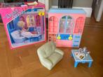 Barbie my dream parlour met radio bank tafel en dressoir!, Ophalen of Verzenden, Gebruikt, Gebruiksvoorwerp