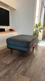 Wehkamp Torino hocker velours groen, Ophalen, 50 tot 75 cm, Zo goed als nieuw, 75 tot 100 cm