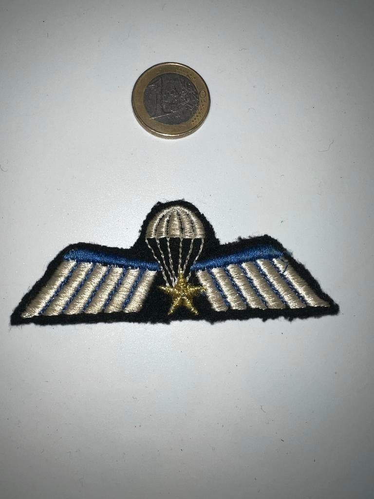 Parachutisten Wings Embleem - Luchtmacht, Ophalen of Verzenden, Luchtmacht, Overige gebieden, Embleem of Badge