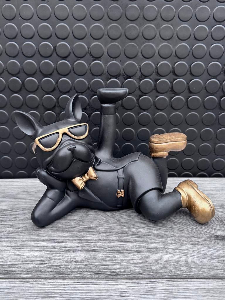 franse bulldog liggend 18hoog 25breed/Nieuw!, Ophalen of Verzenden, Nieuw, Dier