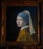 Olieverf Kopie 'Meisje met de Parel' - Origineel Formaat, Ophalen of Verzenden