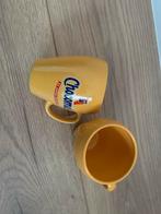 2 chocomel bekers, Nieuw, Ophalen of Verzenden, Overige stijlen, Kop(pen) en/of Schotel(s)
