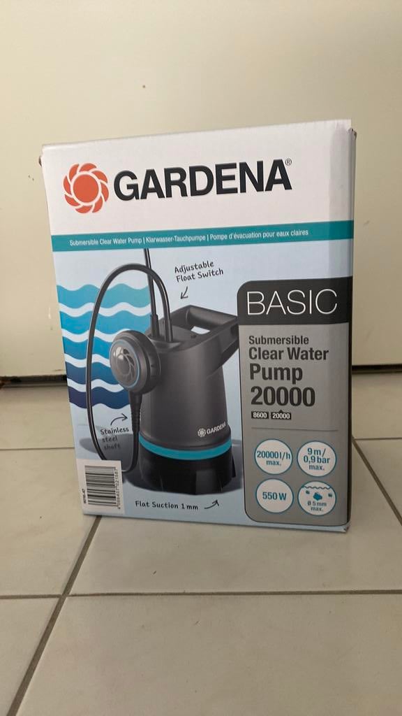 Dompeldomp gardena, Ophalen, Nieuw, Vijverpomp