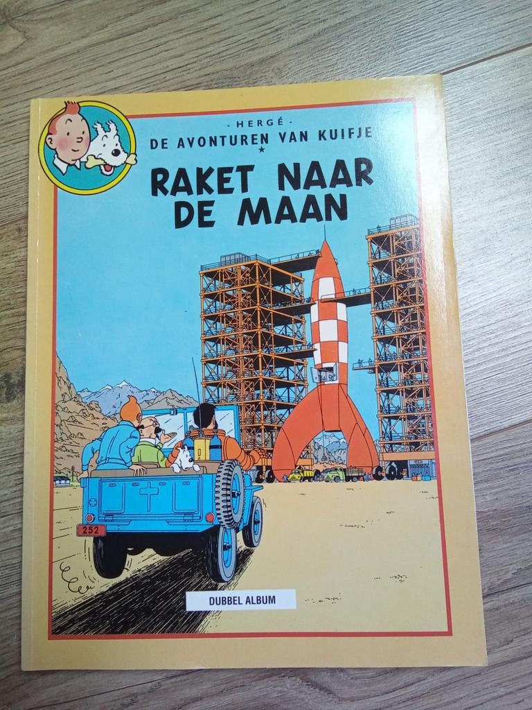 Kuifje: Raket naar de Maan / Mannen op de Maan, Eén stripboek, Ophalen of Verzenden, Zo goed als nieuw, Hergé