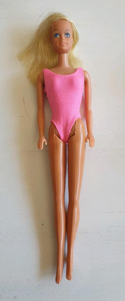Barbie Malibu Korea 1966 Mattel in goede staat 1975, Verzamelen, Ophalen of Verzenden, Pop