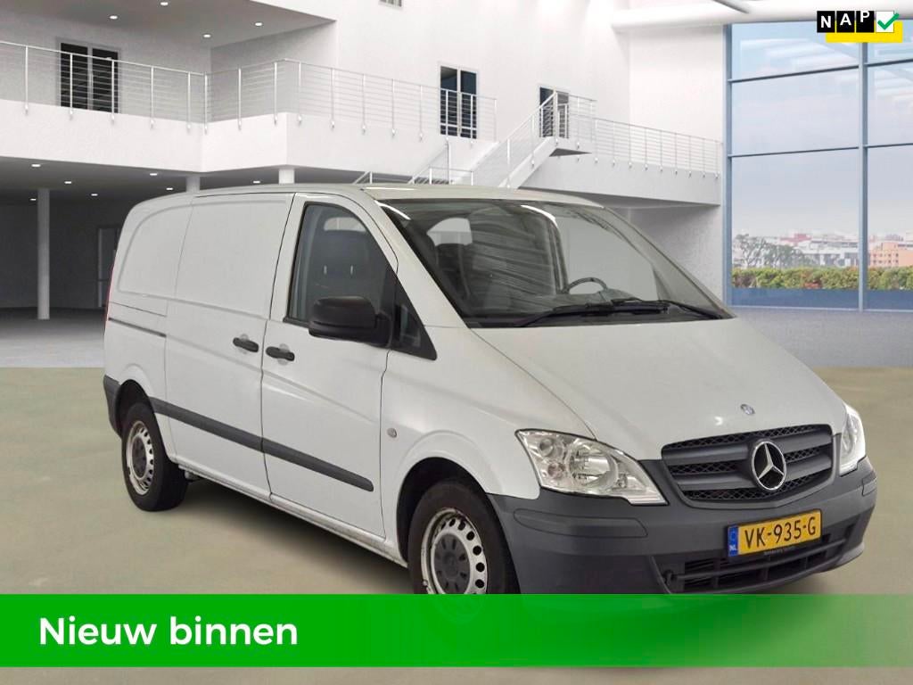 Mercedes-Benz Vito 110 CDI 320 Lang NAP AIRCO LEDER BLUETOOT, Auto's, Euro 5, Achterwielaandrijving, Traction-control, Bedrijf