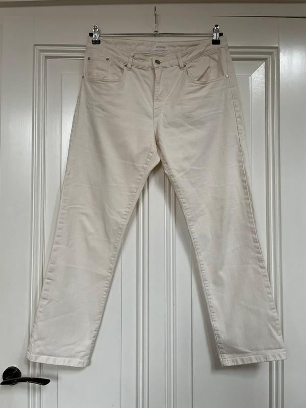 Alchemist ecru jeans broek (enkelmodel) maat 42, Kleding | Dames, Beige, Maat 42/44 (L), Ophalen of Verzenden, Zo goed als nieuw
