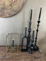 Metalen old golden kandelaar, Ophalen of Verzenden, Nieuw, Metaal, 25 tot 50 cm