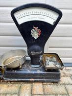 Mooie oude weegschaal, Witgoed en Apparatuur, Weegschalen, Minder dan 10 kg, Winkelweegschaal, Analoog, Ophalen of Verzenden