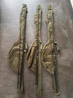 Karperhengels wychwood 3x 9ft met 3 fox sleeves, Watersport en Boten, Hengelsport | Karpervissen, Ophalen, Zo goed als nieuw, Werphengel