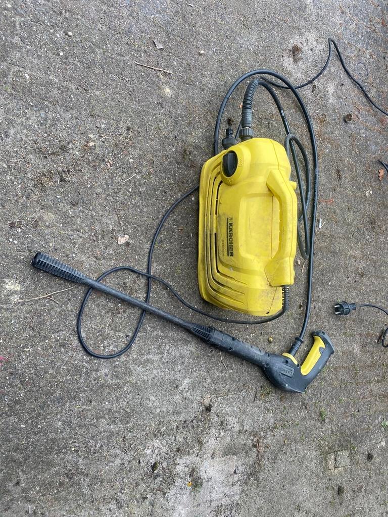 Kärcher K2 hogedrukreiniger met extra spuitlans, Ophalen of Verzenden, Gebruikt, Elektrisch, Met regelbare waterdruk