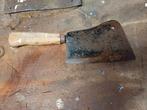 Oude Vleesbijl / Hakmes met Houten Handvat, Ophalen of Verzenden