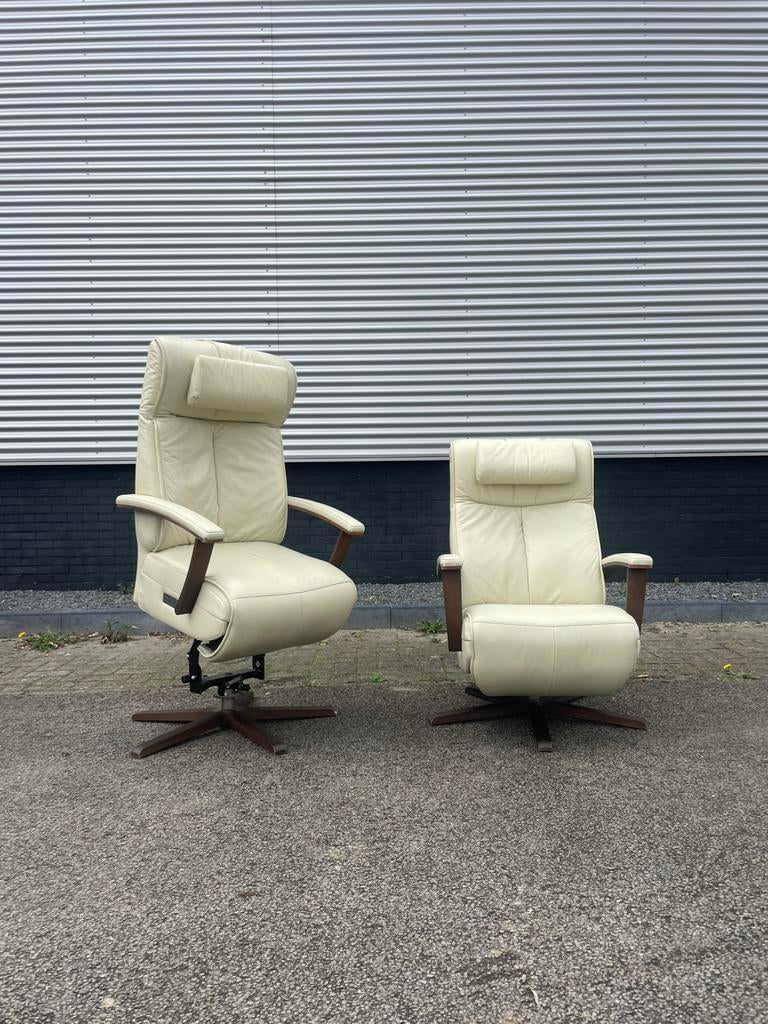 Twee prominent stockholm relax fauteuils / sta op stoelen, Ophalen, Minder dan 75 cm, Zo goed als nieuw, Nvt