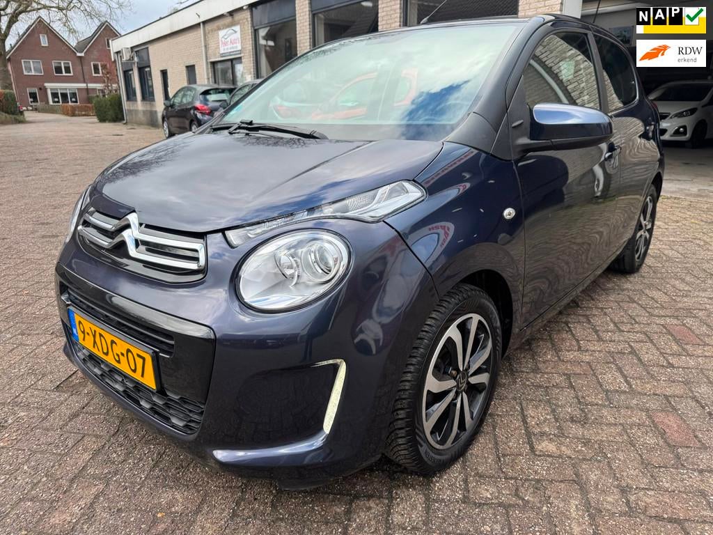 Citroen C1 1.0 e-VTi Shine AIRCO ORG 52216 KM NAP ACHTERUIT, Auto's, Voorwielaandrijving, Euro 5, Gebruikt, 31 €/maand