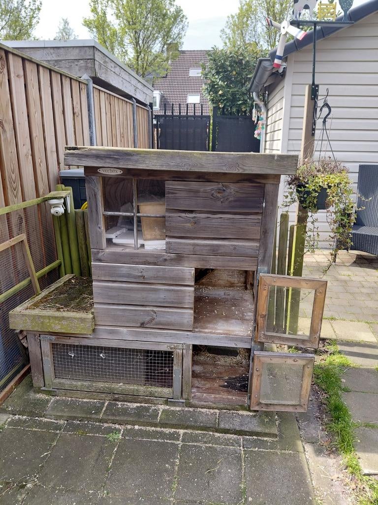 Cavia/ konijnenhok voor buiten. Eventueel met ren panelen., Ophalen, 90 cm of meer, Konijn, Hok
