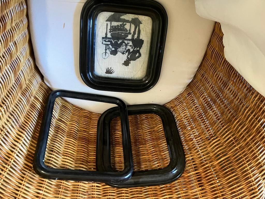 Fotolijstje met foto en 2 dezelfde lijstjes, Ophalen of Verzenden