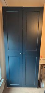 IKEA Pax kast donkerblauw met gouden knoppen (100x60x236cm), Ophalen, Overige materialen, 200 cm of meer, 50 tot 100 cm