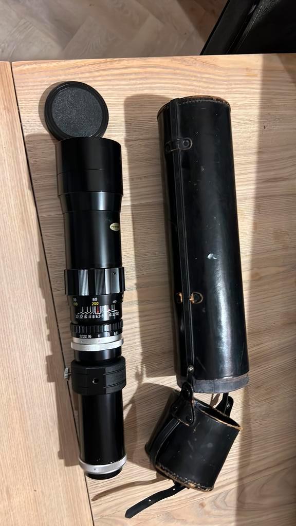 Yashica yashinon-s objectief 400mm, Audio, Tv en Foto, Fotografie | Lenzen en Objectieven, Zo goed als nieuw, Telelens, Ophalen of Verzenden