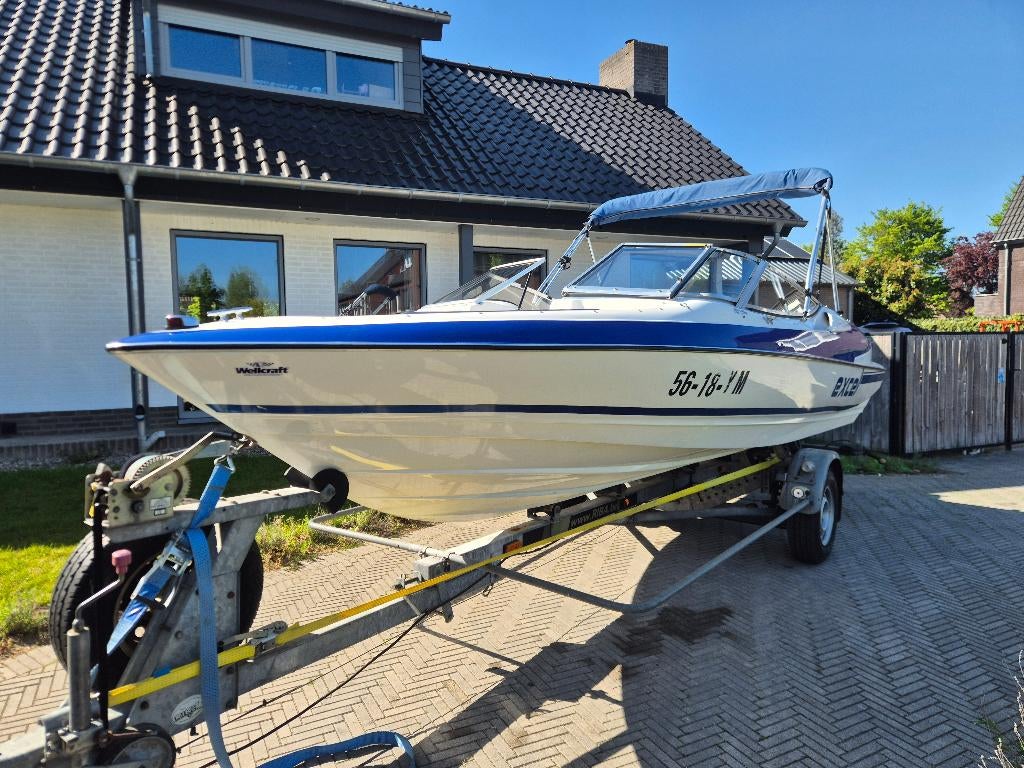 Wellcraft exel 20sx 4.3V6 incl trailer speedboot, Ophalen, Gebruikt, Binnenboordmotor, 120 tot 200 pk