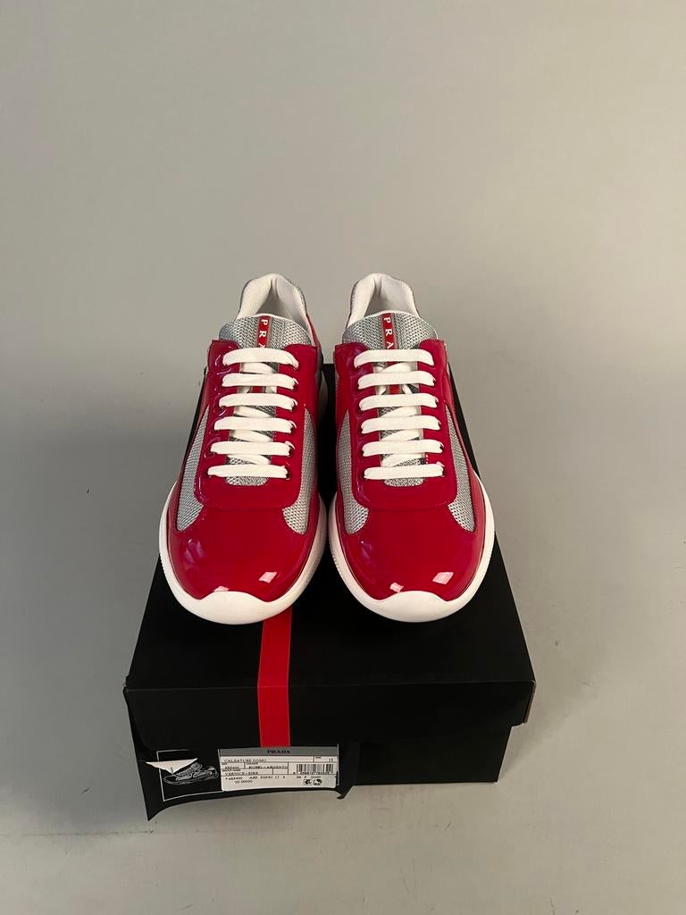 Prada America’s Cup Red EU 47, Overige kleuren, Ophalen of Verzenden, Sneakers of Gympen, Zo goed als nieuw