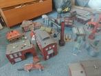Grote verzameling modeltrein gebouwen schaal h0, Gebruikt, Gelijkstroom of Wisselstroom, Brug, Tunnel of Gebouw, Ophalen