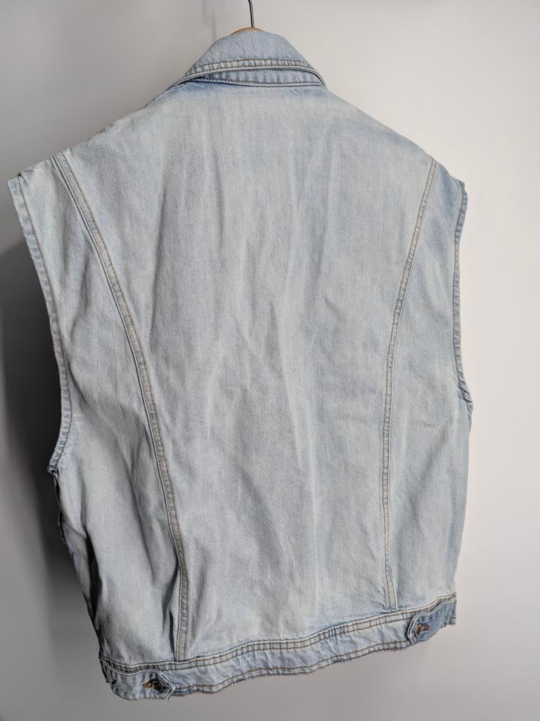 Loavies denim gilet spijkerjas lichtblauw maat S oversized, Loavies, Blauw, Ophalen of Verzenden, Loavies