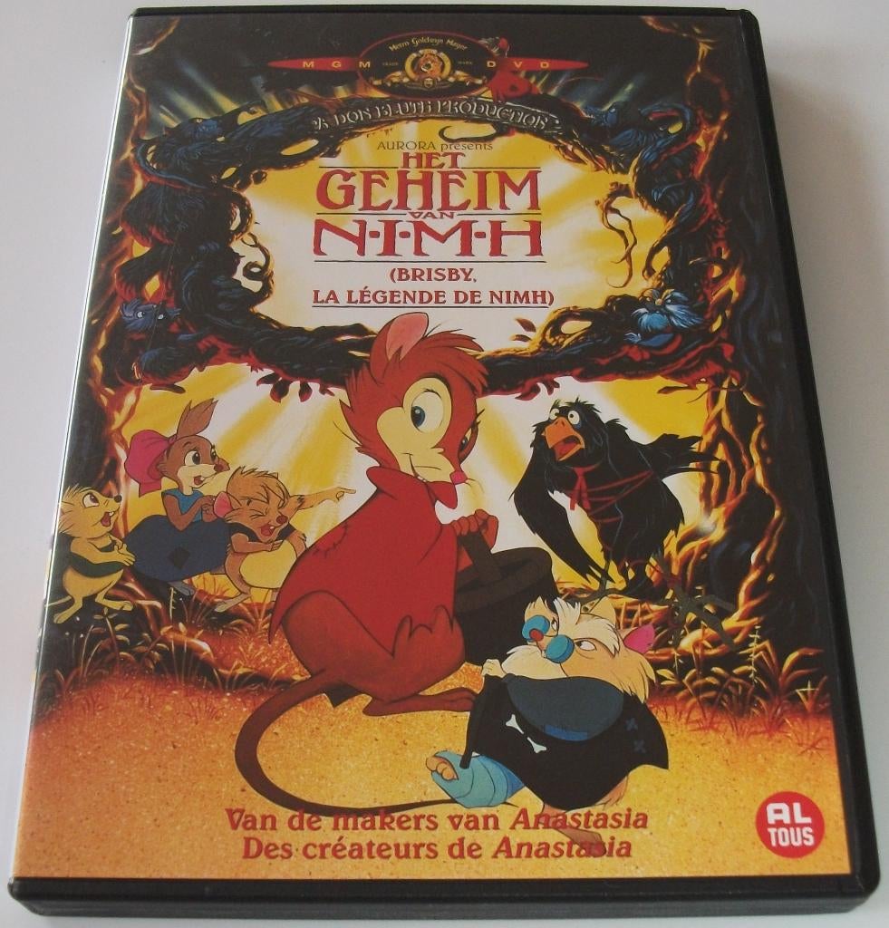 Dvd *** GEHEIM VAN NIMH *** Don Bluth, Tekenfilm, Ophalen of Verzenden, Zo goed als nieuw, Alle leeftijden