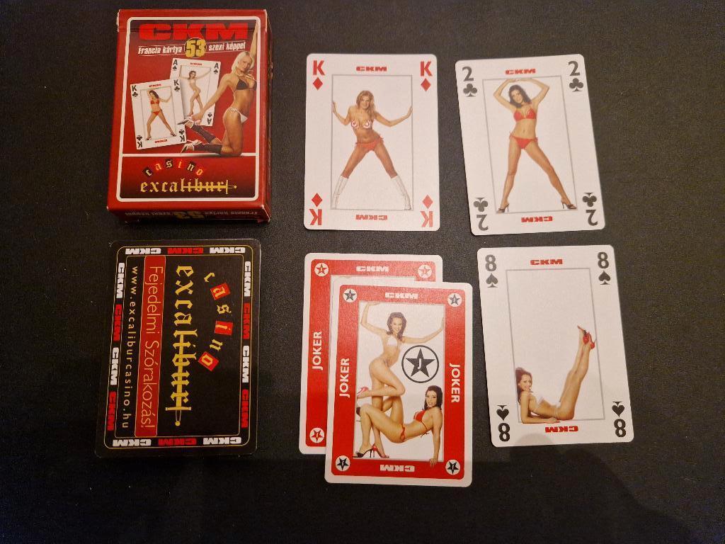 Pin‑up kaartspel van CKM Excalibur Casino’s, Verzamelen, Speelkaarten, Jokers en Kwartetten, Ophalen of Verzenden, Zo goed als nieuw