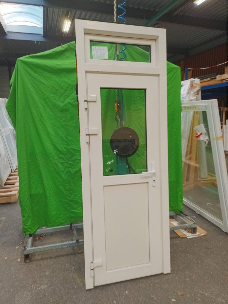 Kunststof Buitendeur  b88 x h245 cm -2069-, Niet ingevuld, Kunststof, Gebruikt, 80 tot 100 cm